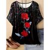 3D-gedrucktes Blumenmuster, sommerliche Damenmode, atmungsaktiv, trendig und vielseitig