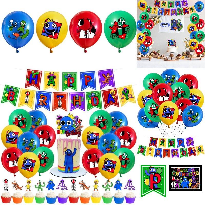 Friends Rainbow Theme Birthday Party Supplies Balloon Banner Cake Toppers Decor