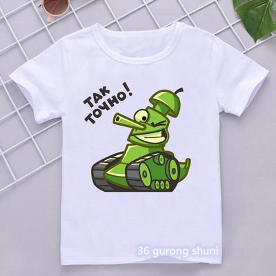 Summer Fashion Newly Boys T-shirt Funny Tank Graphic Print Kids Clothes Tshirt Hiphop Boy T Shirt Tops Cute Cartoon Boys Clothes