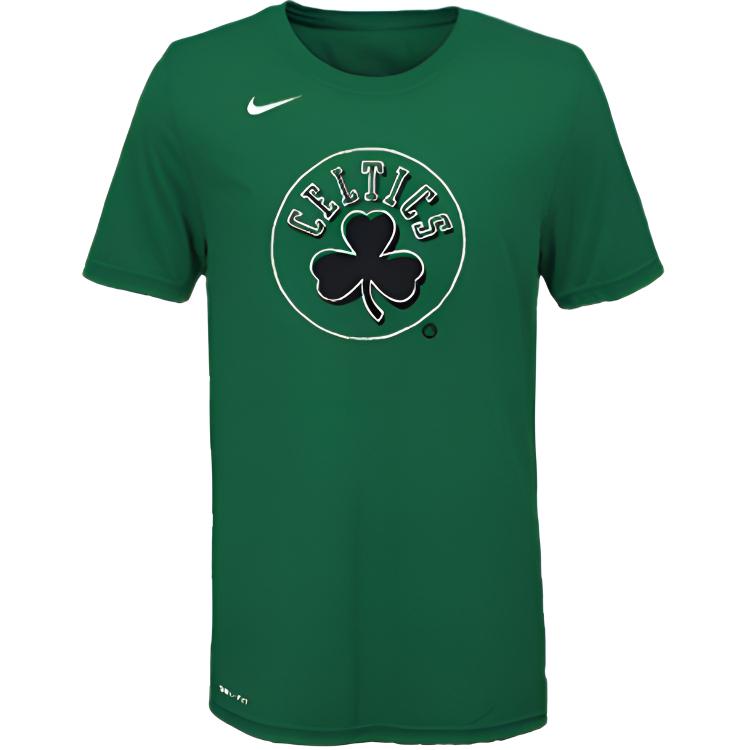 Nike NBA Youth Letter Logo Breathable Sports Short Sleeve T-Shirt Kids Tops Green 3Z2B7BBWZ-CEL