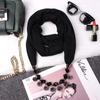 Small Fur Ball Necklace Scarf Women's Spring Autumn Winter Fashion Scarf
