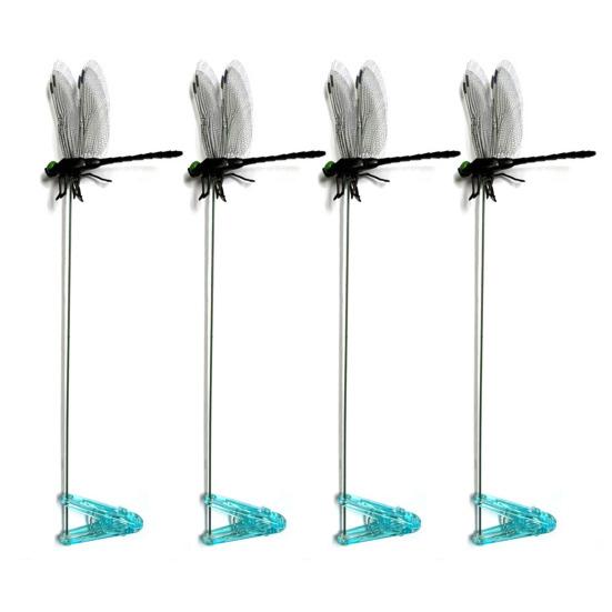 Dragonfly Clip for Insects Repellent 3D Artificial Dragonfly Hat Clip Clip-on Realistic Dragonfly for Outdoor Backyard Garden Decor