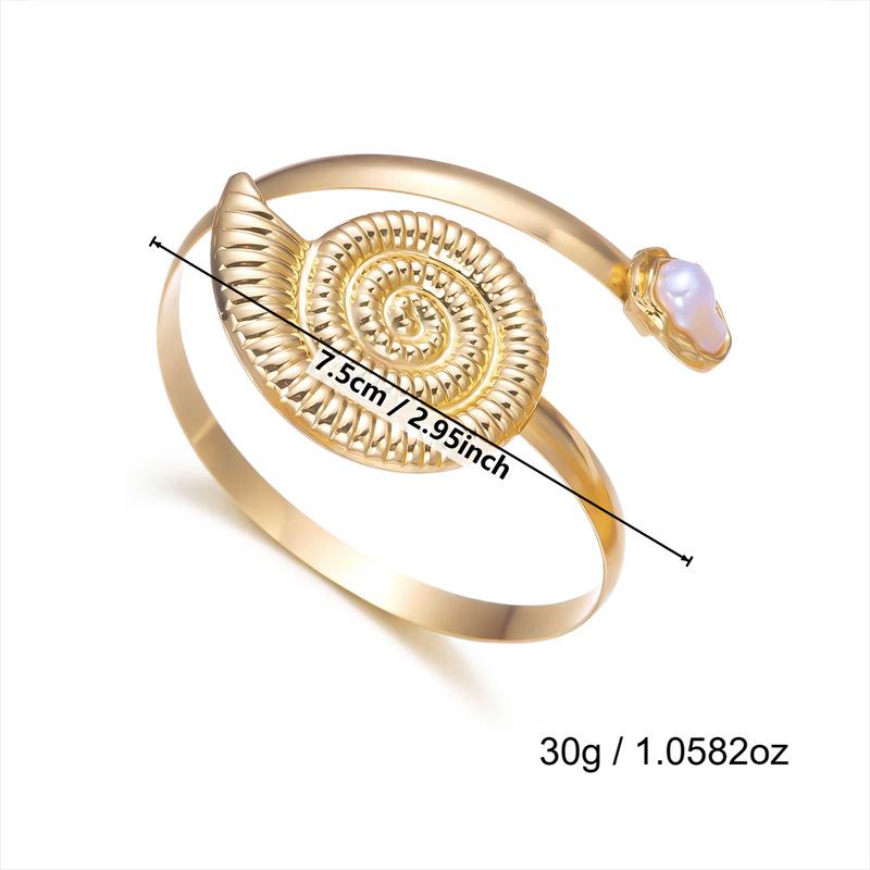 Vacation Beach Bohemian Bracelet Open Arm Style Women s Accessory Starfish Seashell A2