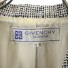 Givenchy Silk Linen Blend Tailored Jacket 17 Black X Beige Women Used