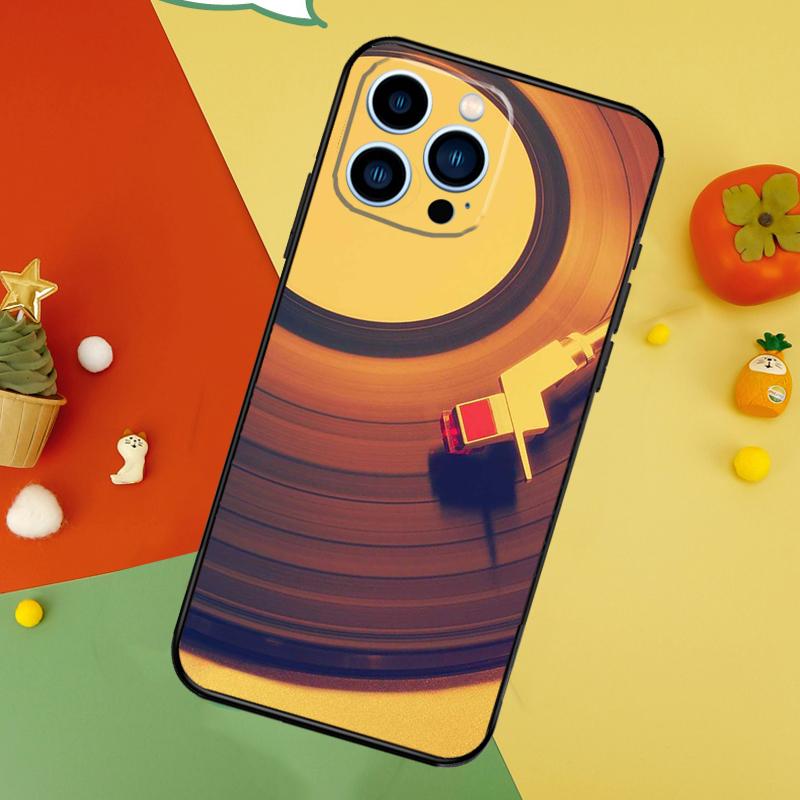 Vinyl DJ Record Art Cover For iPhone 13 12 Mini 11 14 15 16 Pro Max XS X XR 7 8 14 15 16 Plus Phone Case