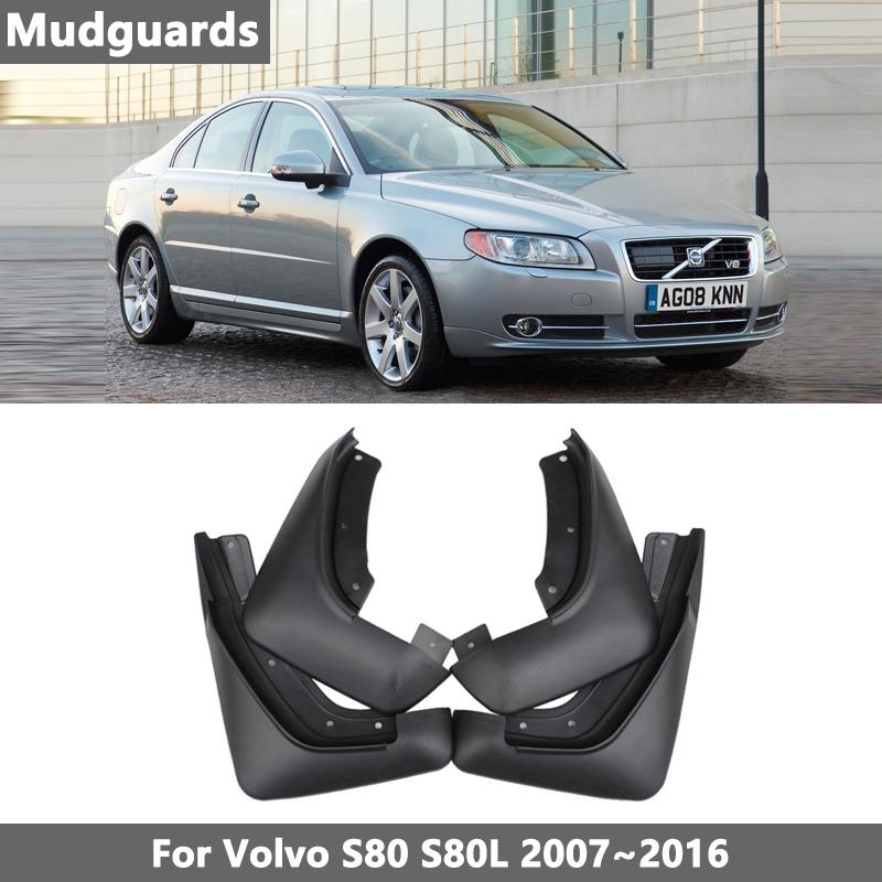 For VOLVO S80 S80L 2007- 2016 Mudflaps 2007 2010 2014 2012 2013 Front Rear Car Mud Flaps Splash Guards Mud Flap Mudguard