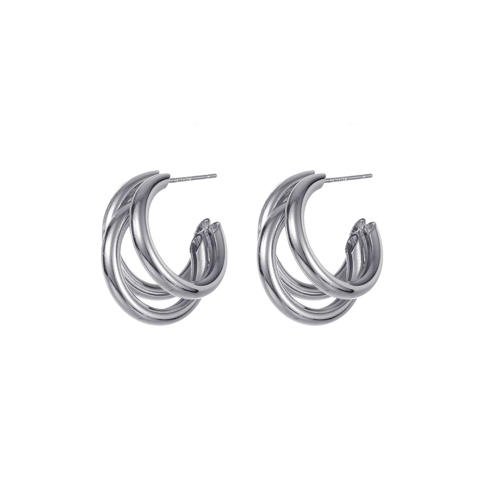 

Модные ювелирные медные серьги для женщин золотой