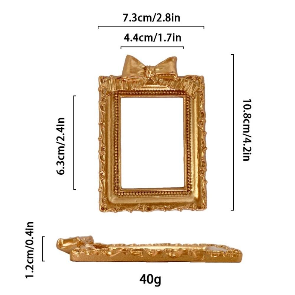 Retro Style Gold DIY Shadow Box Frame DIY European Retro Mini Photo Frames 3D Relief Gold Wedding Photo Display Frames Gifts