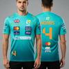 T-shirt Stampata 3D Traspirante Asciugatura Rapida Top Sportivo Casual Abbigliamento per Fan F1