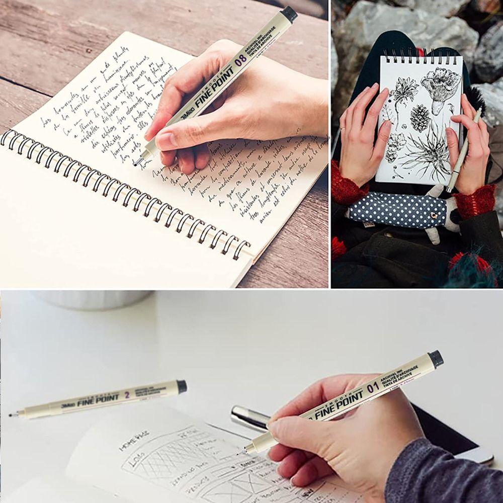 1Pcs Sketch Stationery Set Drawing Pen Hook Line Sketching Needle Pen  for Manga Draw Sketching