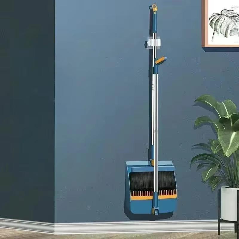 Broom dustpan set Household wiper Sweeper Magnetic folding broom Large trash shovel broom broom floor