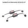 2PCS Plug And Play Car LED Headlight Decoder Radio Audio Compatible Error Free Canceller