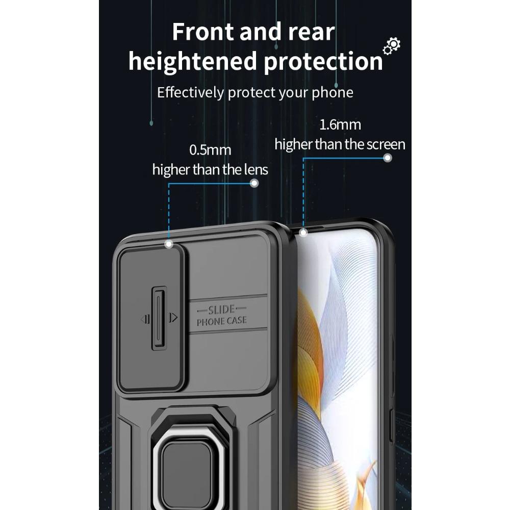 Armor Case for OPPO Reno 12 Pro 5G Reno11 F 11F Protective Cover Ring Magnetic Stand Holder Business Full Protection Cover
