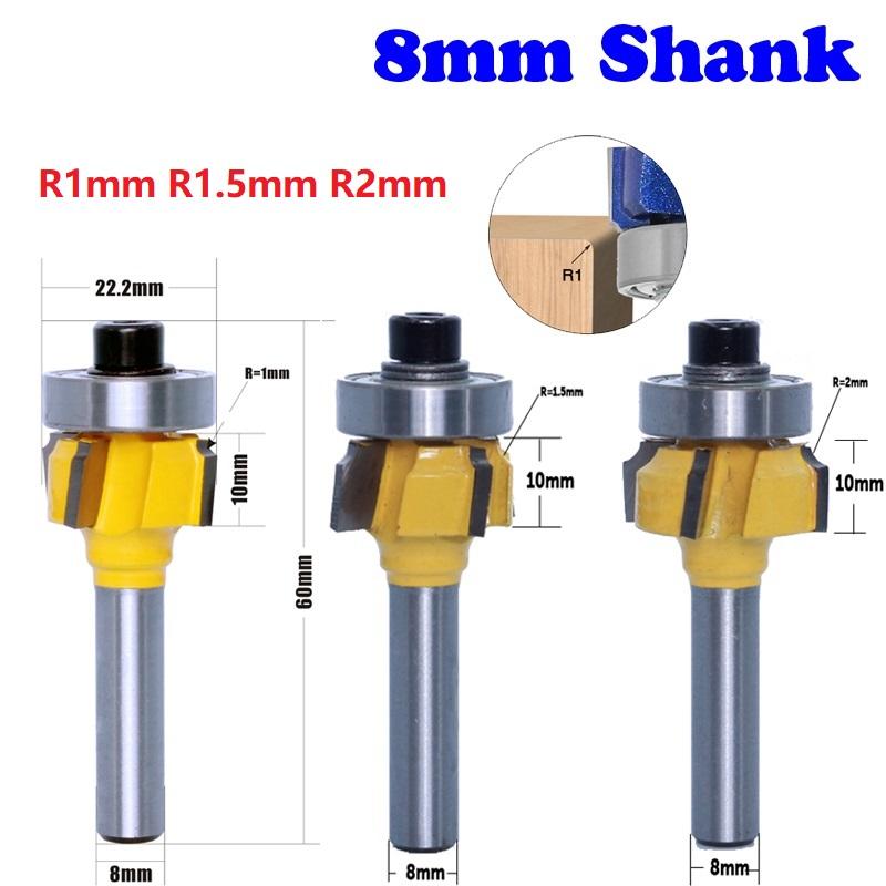 Cheap Router Bit 8mm Shank Milling Cutter 45 Steel Cutting Size 20*6mm Edge Trimmer Joom