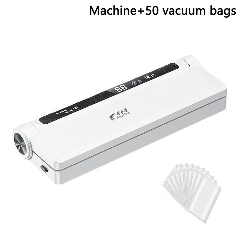 3-In-1 Vacuum Sealing Machine Food Vacuum Packaging Machine Small Household Fully Automatic Sealing Plastic Sealing Machine