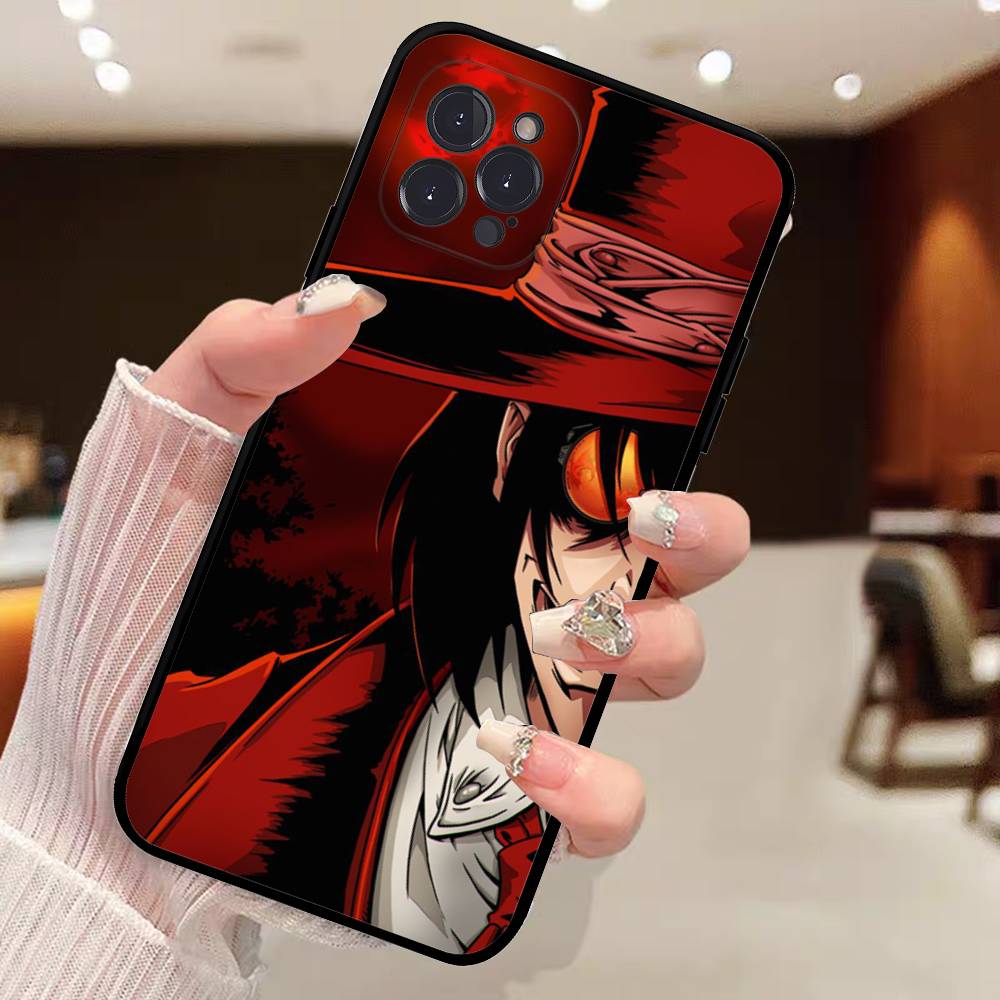 Horror Anime Hellsing Phone Case For IPhone 14 Plus 13 Mini 11 16 15 17 Pro Max Protection Shockproof