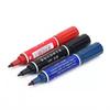 5pcs Black Red Blue Oil Marker Pens Double Headed Permanent Markers 2mm/6mm Waterproof Quick-Drying Marker Pens for Stationery