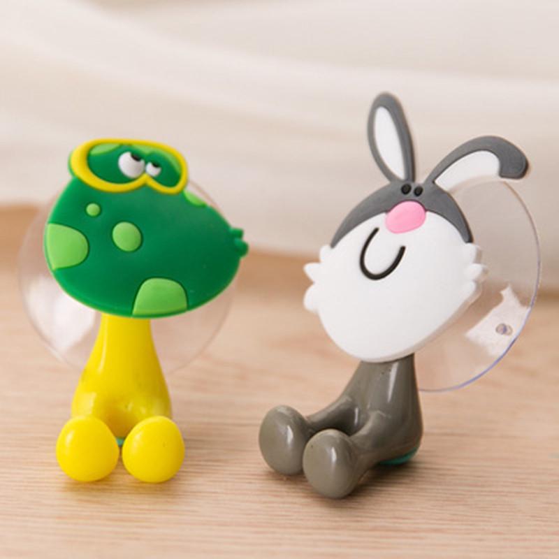 Creative Animal Cartoon Suction Cup Toothbrush Holder - Multiple Styles Available