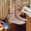 Warm Bow Knot Socks Autumn Winter Slouchy Socks Fashion Women's Mid-Calf Socks  for Women Girls