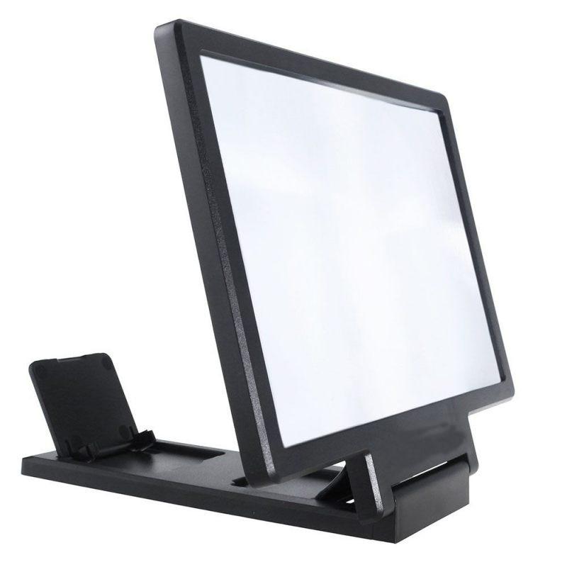 Screen Magnif 3D Movie Amplifier 3X Zoom Enlarged Phone Screen 3D Video Amplifier Radiation Eye Treasure To See Films Magnifier