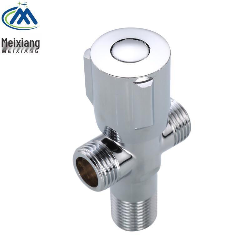 Meixiang Thickened Copper Dual Outlet Angle Valve