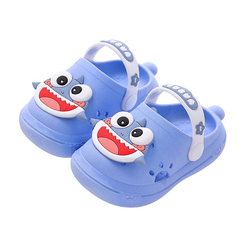Children's Slippers Cute Cartoon Girls Boys with Soft Soles Baby Bags Perforated Shoes Home and Baby Sandals