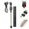 2pc 300W Glass Submersible Aquarium Heater With Thermometer For Freshwater Saltwater Fish Tank Heating Rod Us Plug Precise
