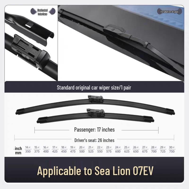 2024 Sea Lion 07 EV Frameless Wiper Blade for BYD Sea Lion, 24-inch - Free Shipping