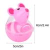 Mouse Head Shaped Cat Toy Polyester & Polymeric Material Cat Treat Dispenser  Indoor Play