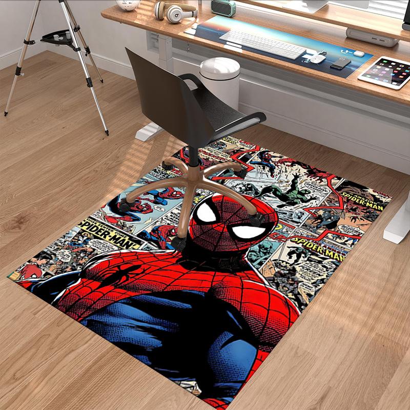 Spiderman Comic Collage Carpet For Playroom Bedroom Living Room Sofa Home Decorkids Game Area Rug Nonslip Floor Mat