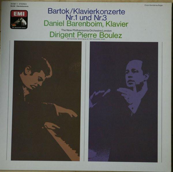 

LP Record DANIEL BARENBOIM PIERRE BOULEZ Klavierkonzerte Nr.1 Und Nr.3 296871 His Masters Vo Germany Classical Used