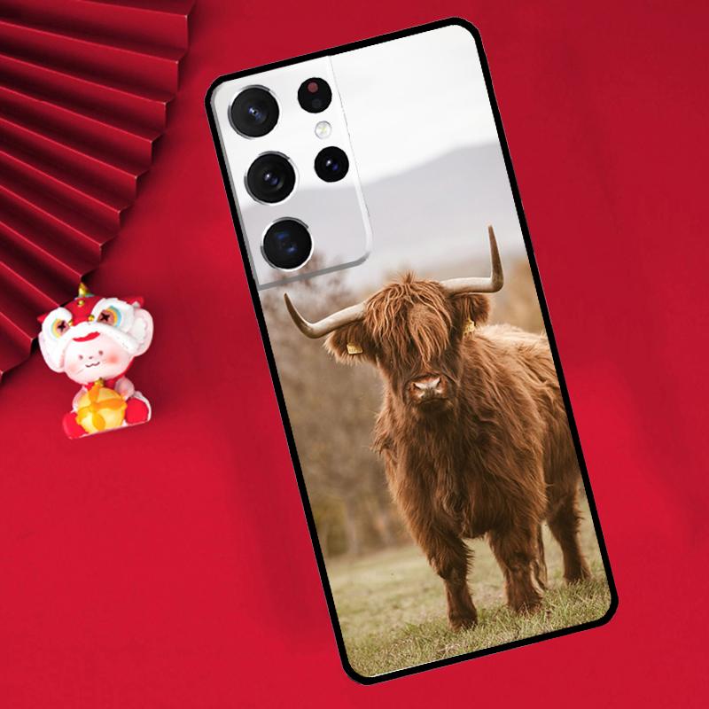 

Highland Cows Case For Samsung Galaxy S25 Ultra S21 S22 S20 S23 S24 Ultra Plus S9 S10 S25 FE Cover Funda Galaxy S21Ultra
