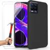 Protective Case - Realme - 8 Pro - Soft Silicone - Shockproof - 2 Tempered Glasses