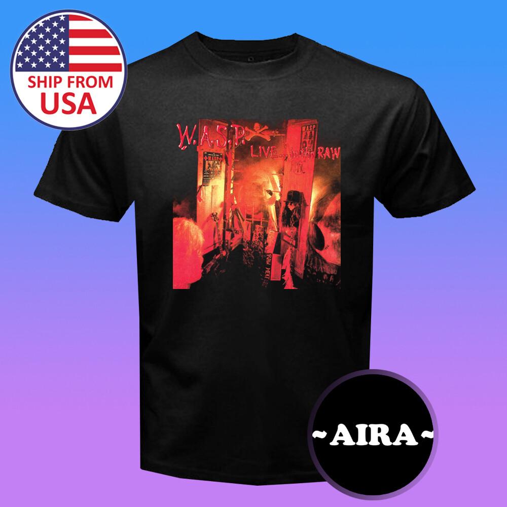 WASP In the Raw Men s Black Size S-5XL XL