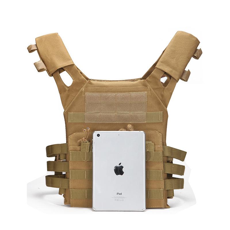 JPC Tactical Multifunctional Camouflage Weighted Vest - MOLLE Military Combat.
