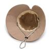 Korean Style Women's Trendy Large Brim Sun Hat with Bowknot - Foldable Bucket Hat for Vacation Travel