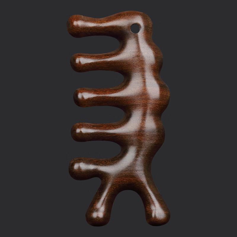 Sandalwood Caterpillar Meridian Massage Comb