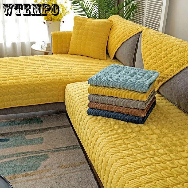 WTEMPO Indoor Plush Sofa Cushion All-season Universal Simple Modern Anti Slip Sofa Cover Universal Cover