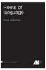 The Roots of Language Book