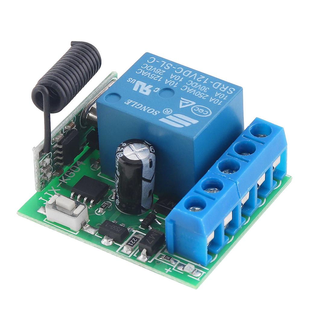 Buy 433Mhz Universal Wireless Remote Control Switch DC 12V 1CH at ...