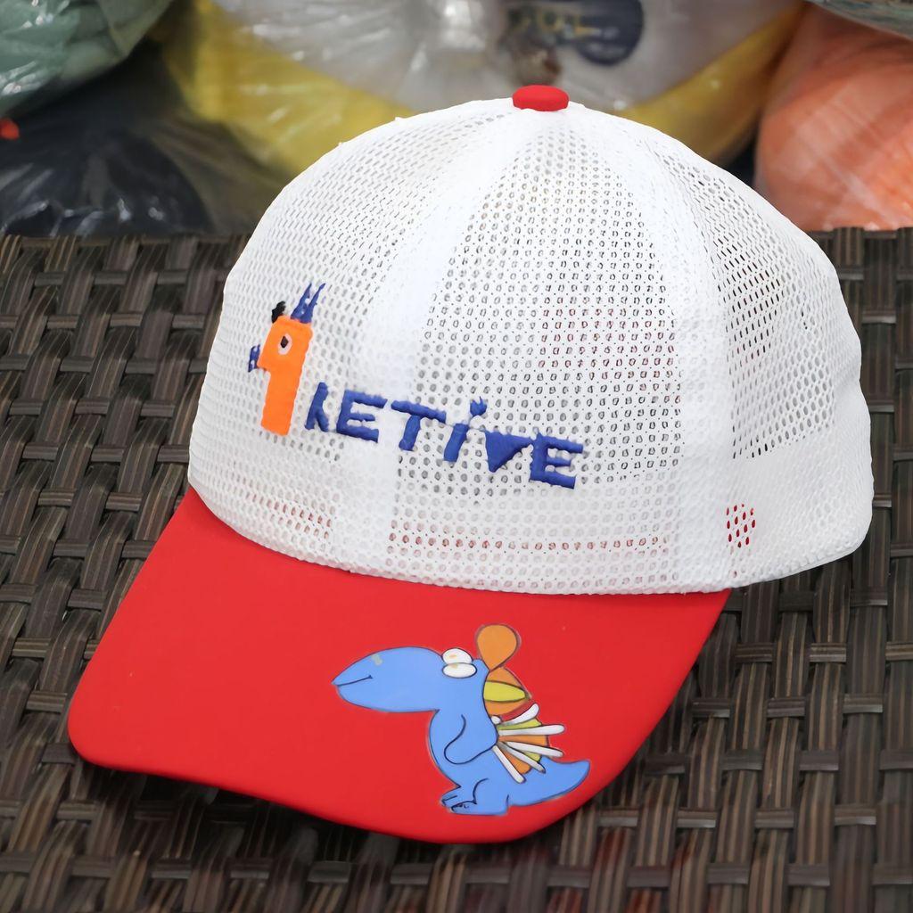 

Kids Baseball Cap With Extended Brim Breathable Cotton Blend Sun Hat For Summer Outdoor Play червоний