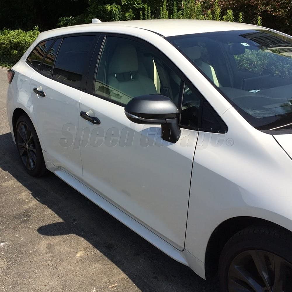 Speed Garage Toyota Corolla Sedan Sport Touring 210 Series Door Knob Handle Covers with Carbon Garnish for Toyota Corolla Custom Parts Fiber-Look