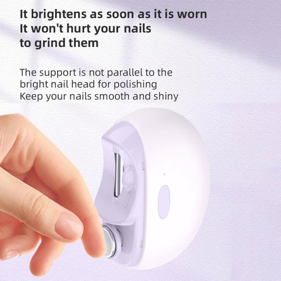 Elektryczny Obcinacz do Paznokci Dzieci Dorośli Seniorzy Automatyczny Trymer do Paznokci USB Rechargeable Dziecko Manicure Pilnik Szlifujący Obcinacz do Paznokci Rąk Polerka