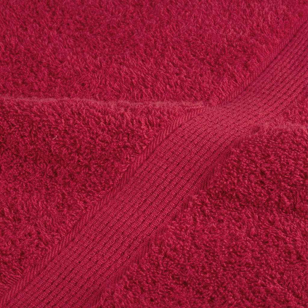 Premium Bath Towels SOLUND 4 pcs Red 100 x 150 cm 600 g m²