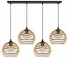 Hanglamp, Plafondlamp, Houten, Led Lampenkap