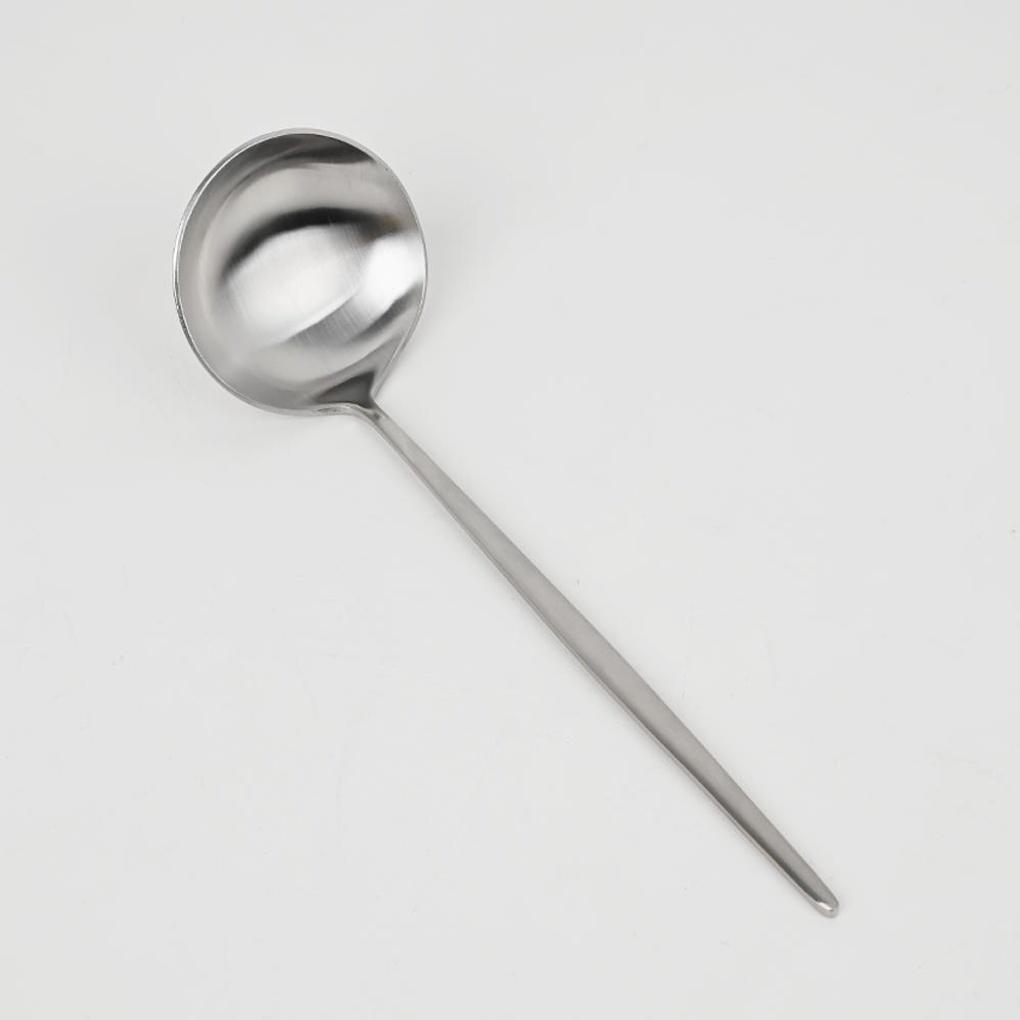 Avella Matte Stainless Steel Cooking Ladle Silver