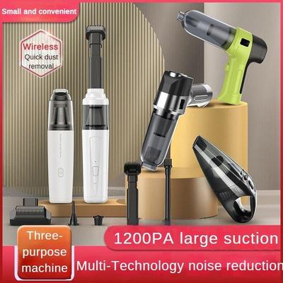 120W Portable Wireless Handheld Vacuum Cleaner Small Household Desktop Vacuum Cleaner High-power Car Mounted Vacuum Cleaner