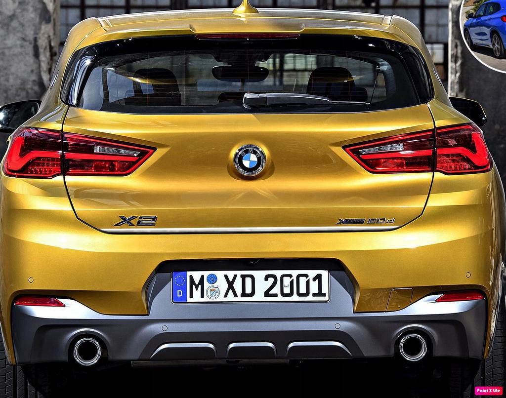 Bmw X2 F39 2017+ Chromleiste Chromiert Auf Der Heckklappe