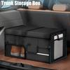 60L Trunk Storage Box Large Capacity Car Trunk Organizer Camping Car Storage Box  Camping