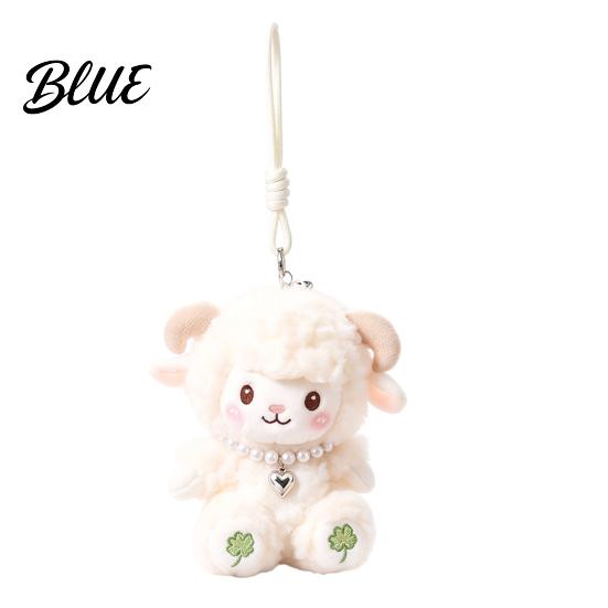 Soft Stuffed Sheep Toy Cute Plush Keychain Lamb Doll Pendant for Cartoon Backpack Handbag Kawaii Animal Charm Accessory Kids Adults Small